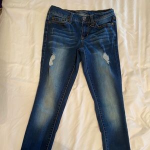 Aeropostale jeans 0 short dark/medium wash